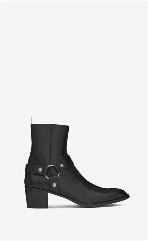 ysl biker boots